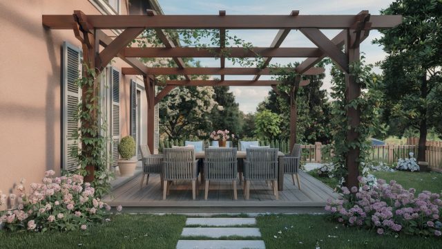 Stavba pergoly svépomocí