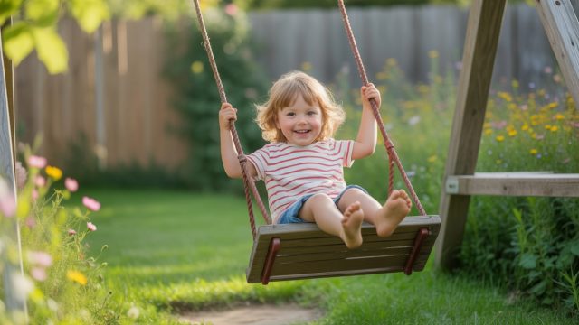Jak bezpečně uchytit dětskou houpačku doma i na zahradě
